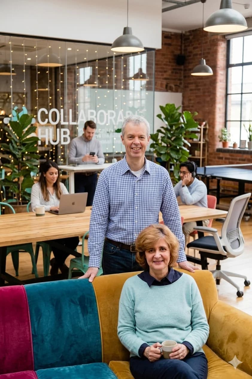Dalila and Peter, the Parsley founders